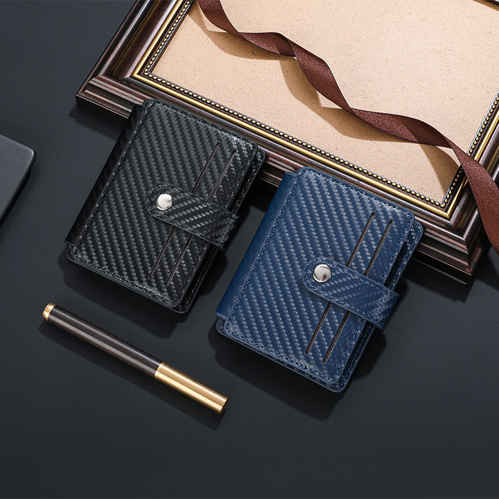 Carbon Fiber Textured Compact Wallet Stornfield