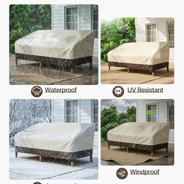 Cover for garden sofas with water-repellent material Stornfield