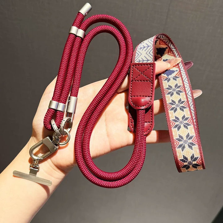 Multifunctional Dog Leash with Decorative Strap Stornfield