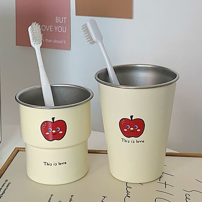 Multifunctional ceramic mug with cheerful apple design Stornfield