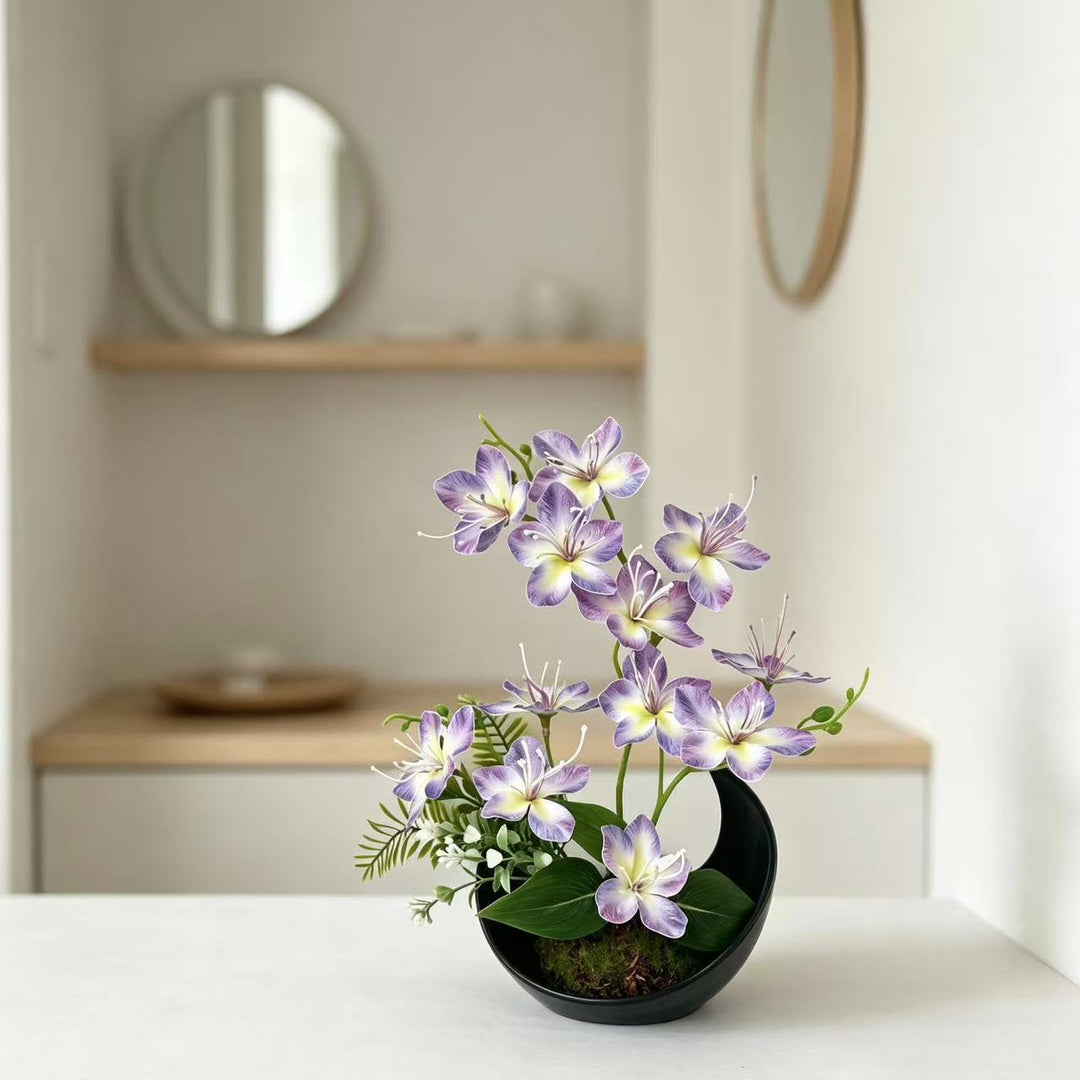 Lifelike Floral Arrangement for Indoor Display