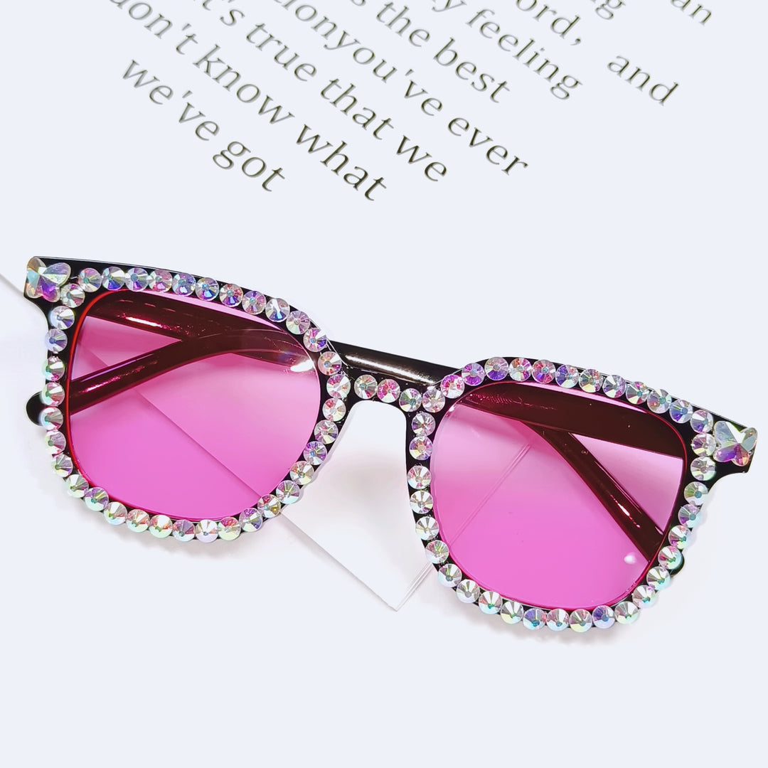 Fashionable Rhinestone-Embellished Sunglasses Stornfield