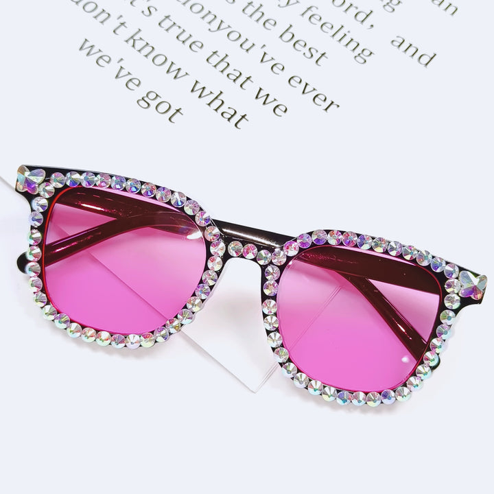 Fashionable Rhinestone-Embellished Sunglasses Stornfield