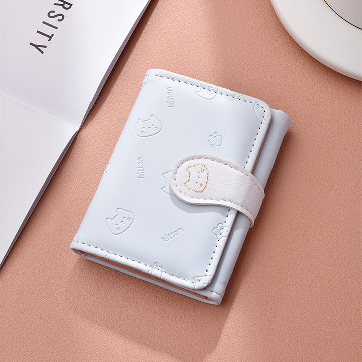 Cute Cat-Themed Card Wallet Stornfield