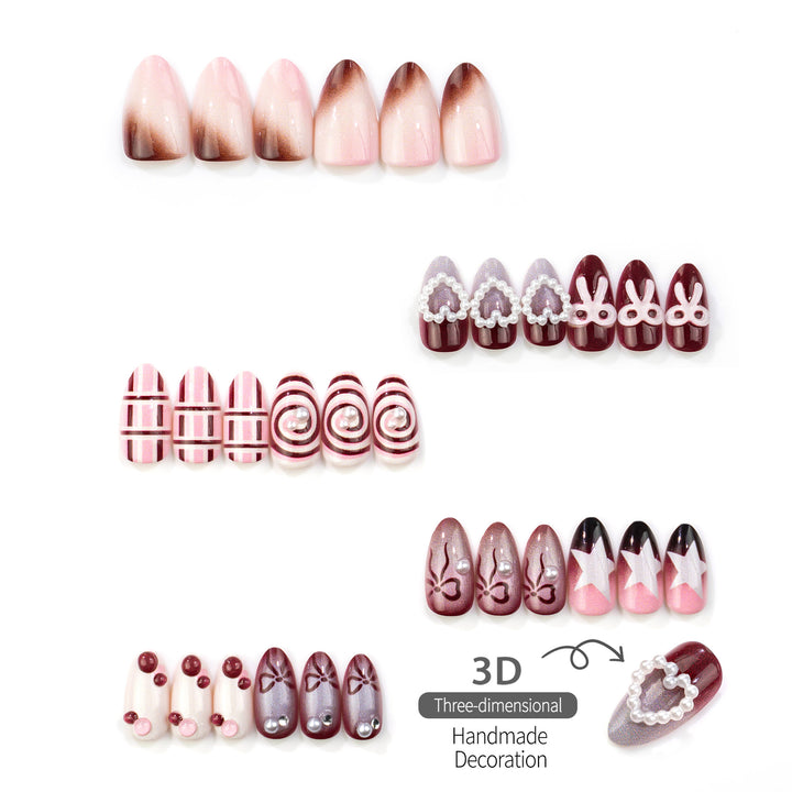 Decorative Manual Press-On Nail Art