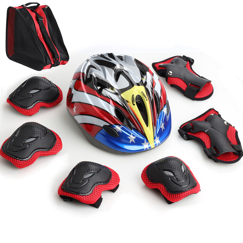 Safety Helmet and Protective Gear Set Stornfield