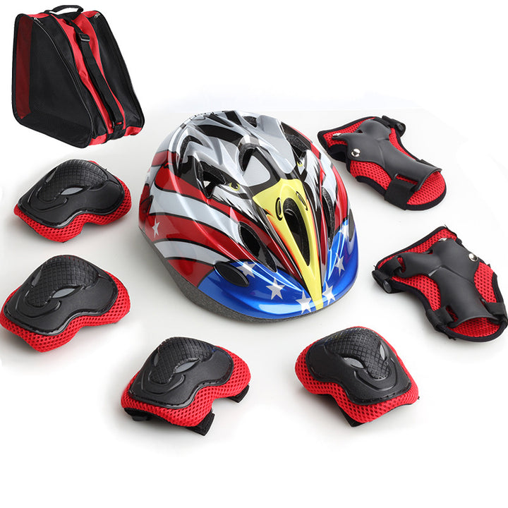 Safety Helmet and Protective Gear Set Stornfield