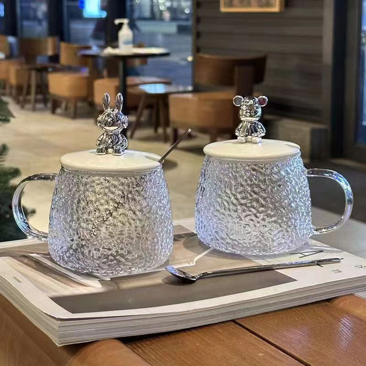 Women's tea cups with decorative lid and spoon Stornfield