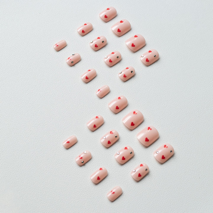 Heart Patterned Nail Art Kit