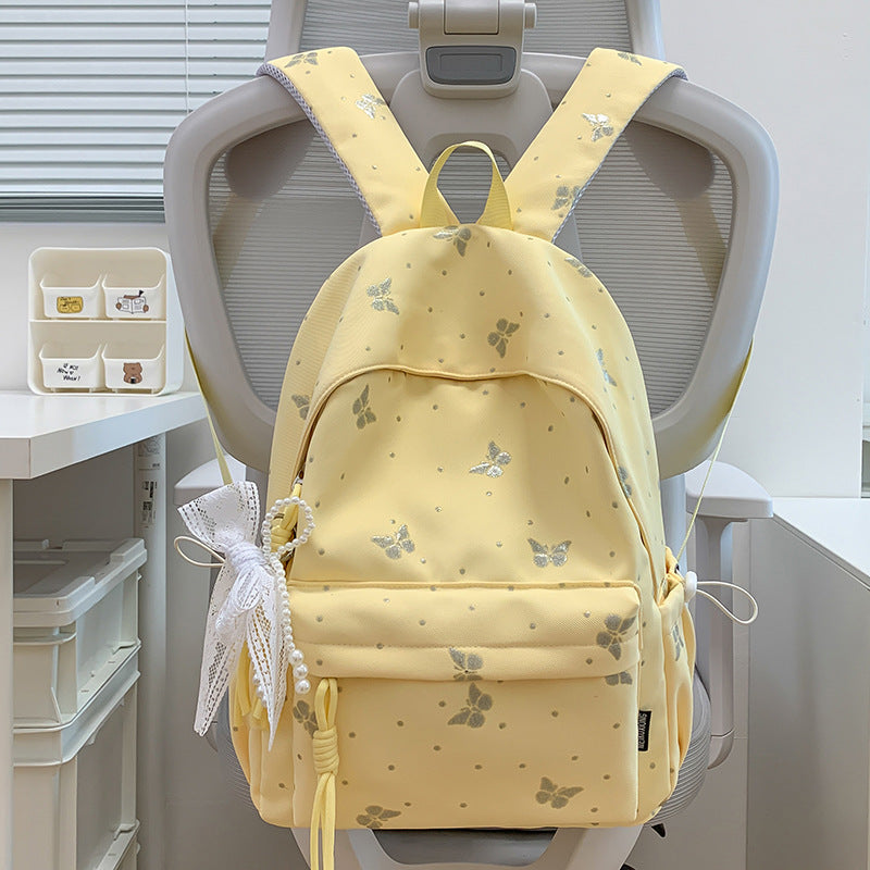 Butterfly-Themed Casual Backpack Stornfield