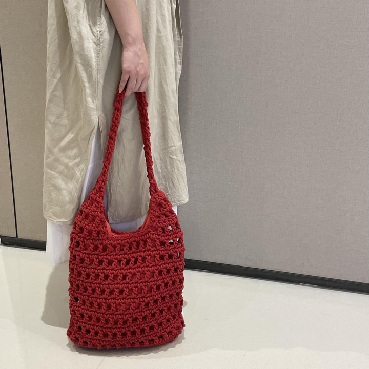 Handcrafted mesh tote bag Stornfield