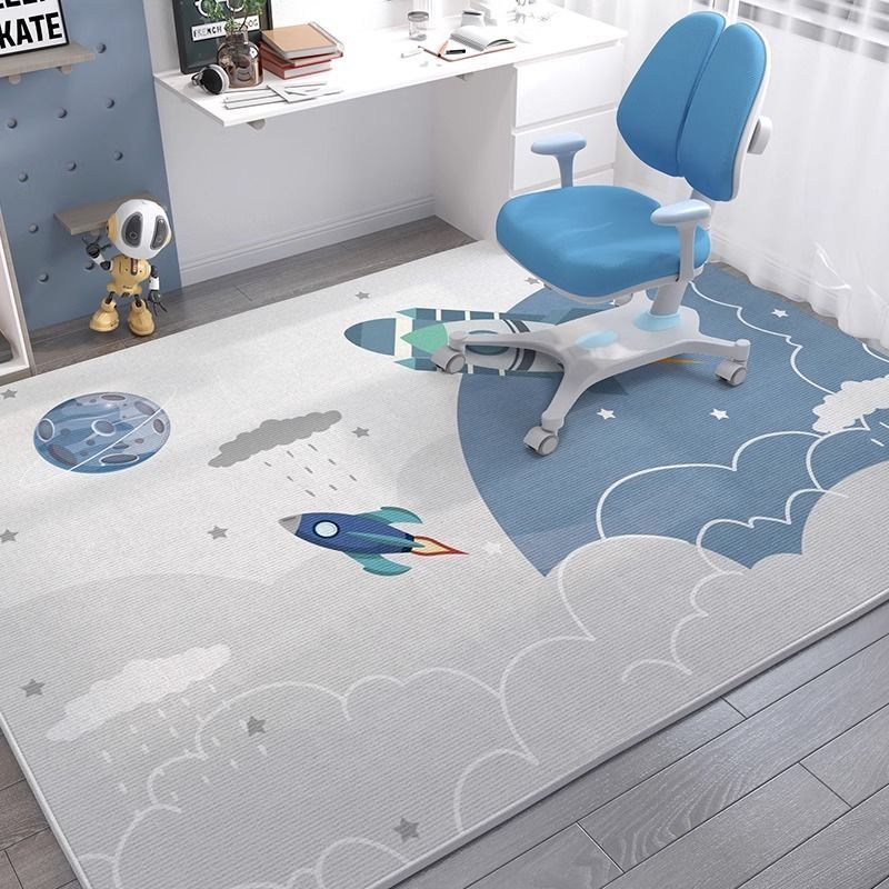 Playful Cartoon-Themed Area Rug