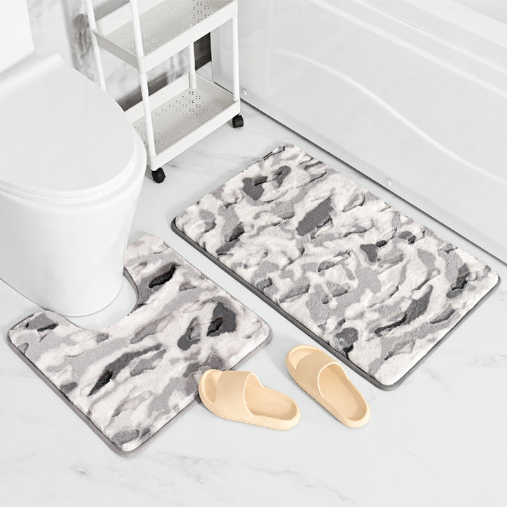 Plush Bath Rug Set