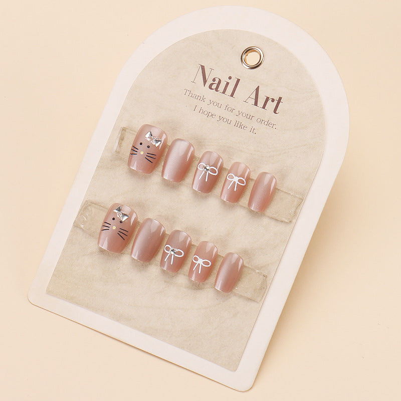 Artistic Nail Extensions with Decorative Elements Stornfield