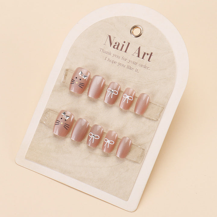 Artistic Nail Extensions with Decorative Elements Stornfield