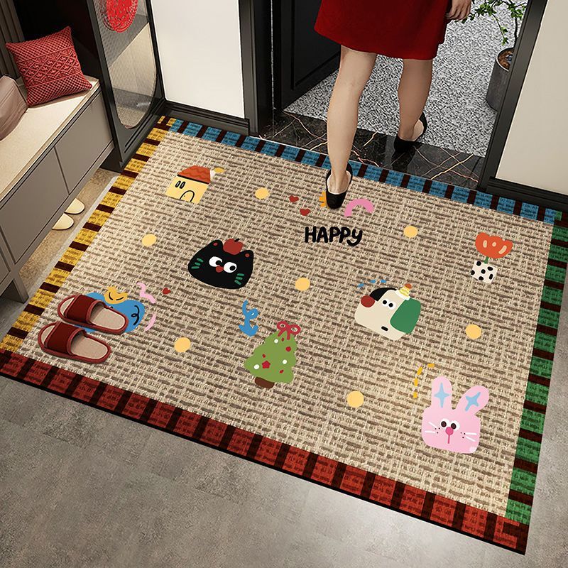 Playful Cat-Themed Mat