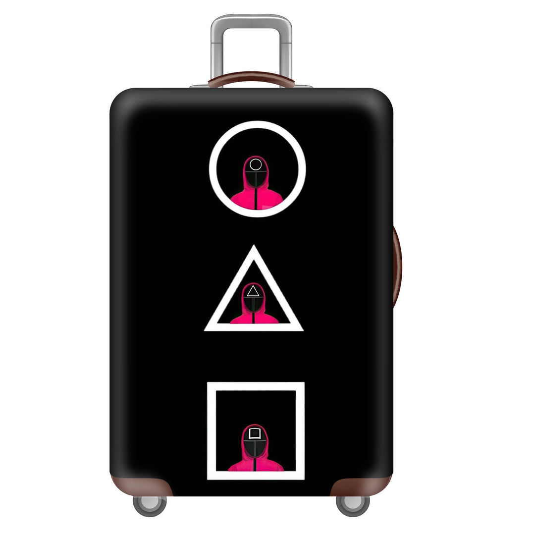 Unisex Hard Shell Suitcase with Creative Travel Motif Stornfield