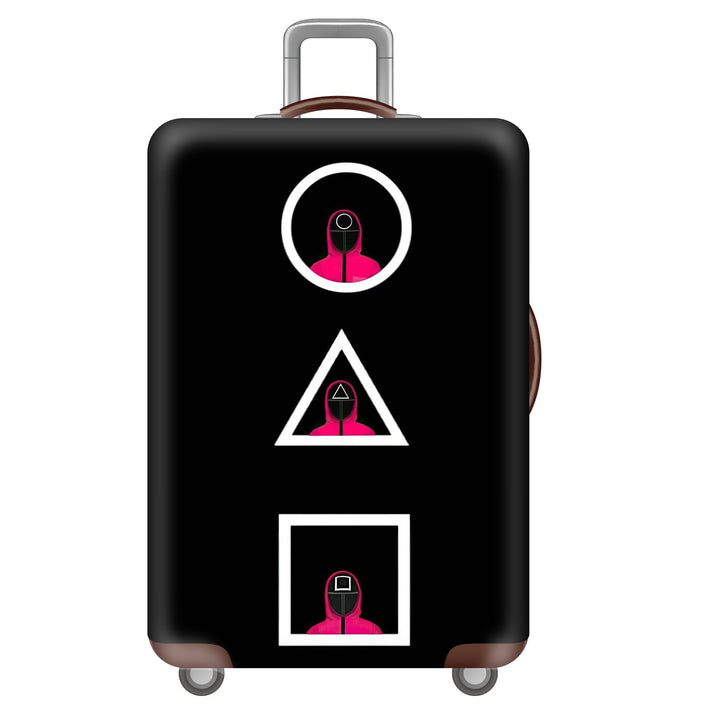 Unisex Hard Shell Suitcase with Creative Travel Motif Stornfield