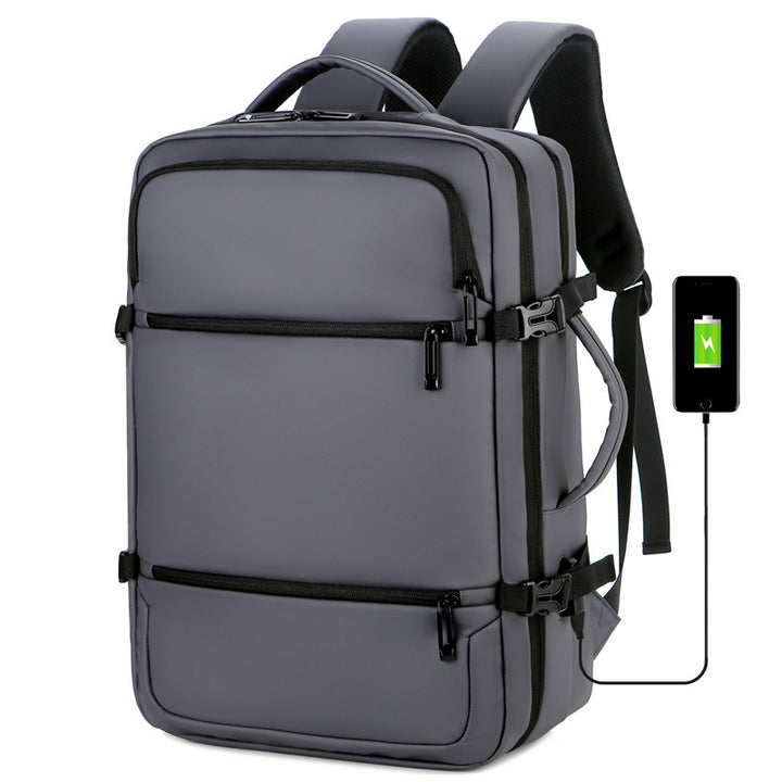 Versatile Tech-Integrated Travel Backpack Stornfield