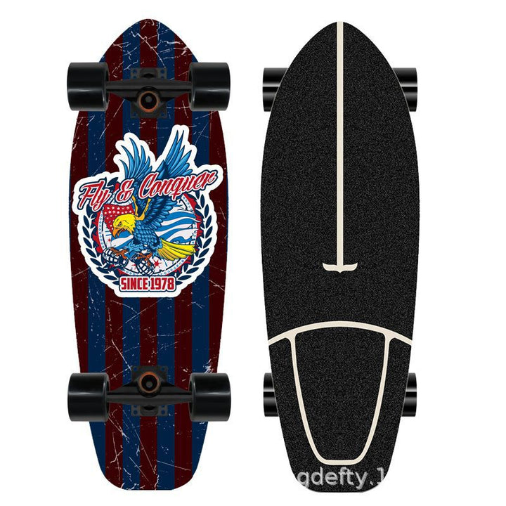 Artistic Lion Design Skateboard Stornfield