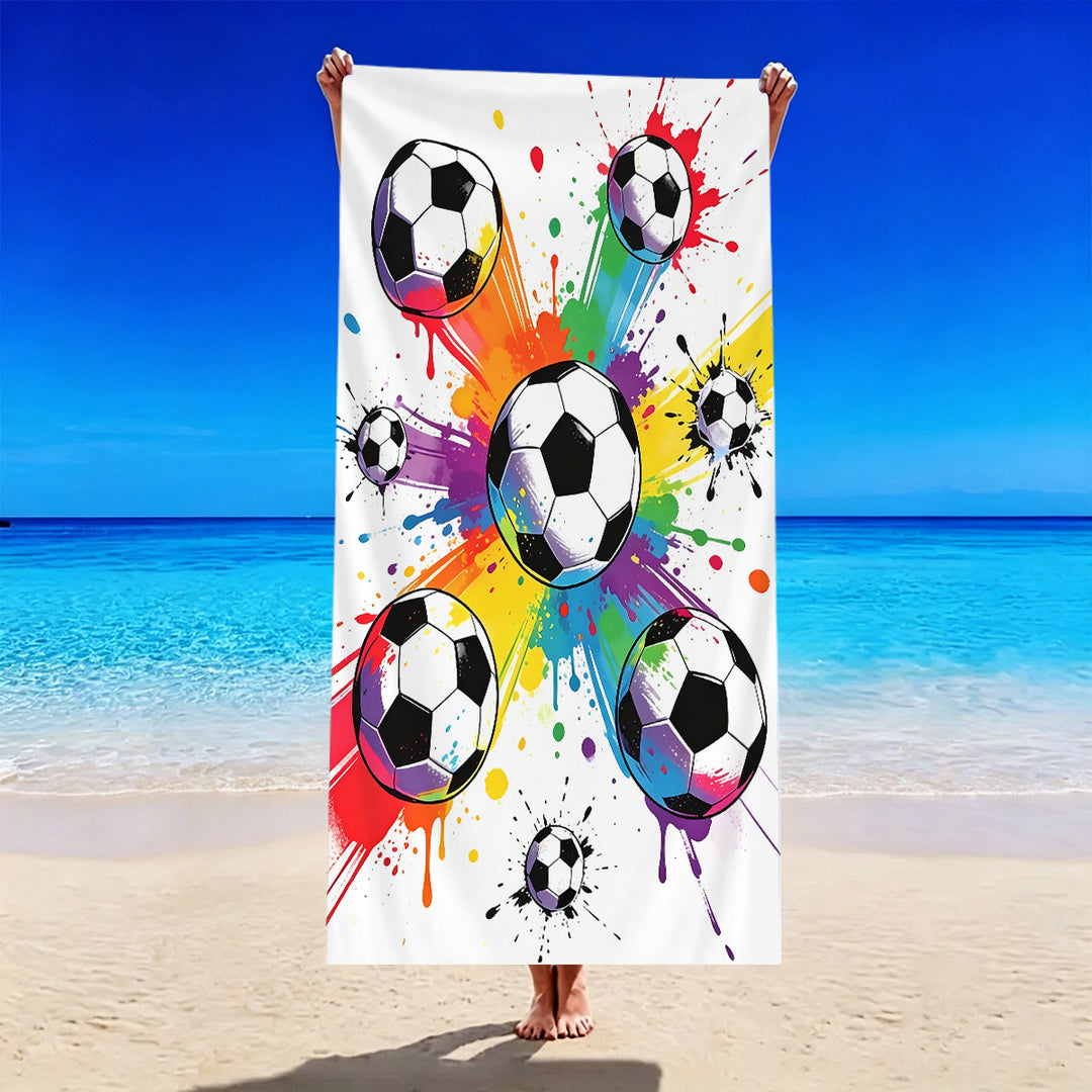 Football-themed beach towel Stornfield