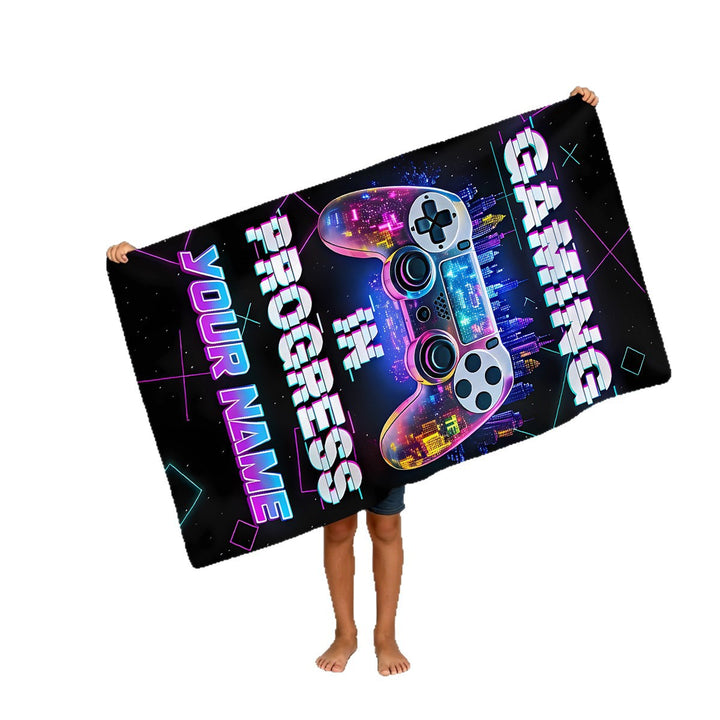 Boys beach towel with game console motif Stornfield
