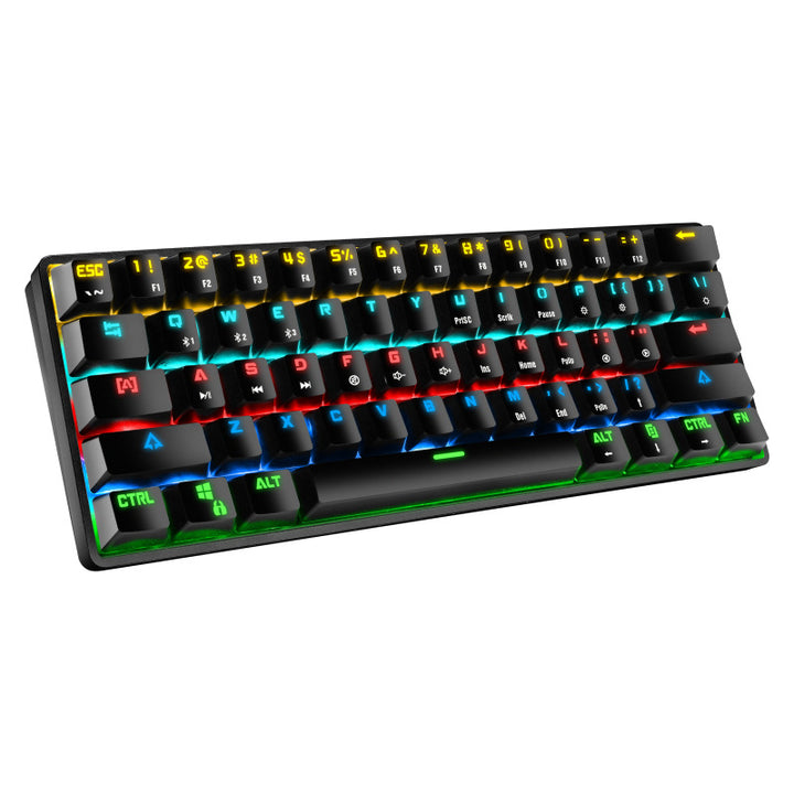 Compact Mechanical Gaming Keyboard with Backlit Keys Stornfield