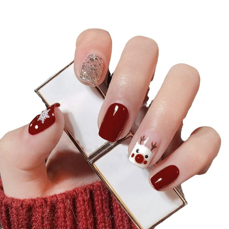 Festive Themed Decorative Press-On Nails Stornfield