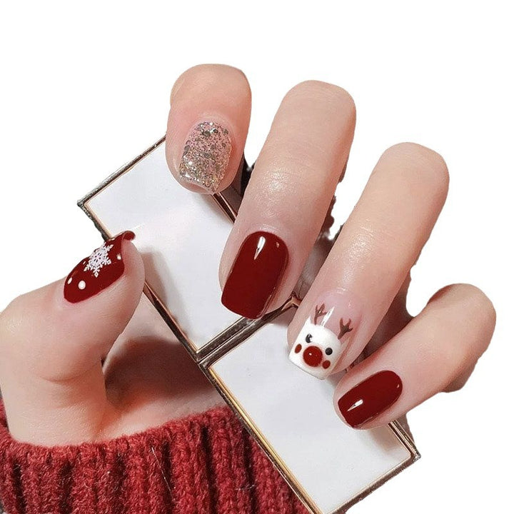 Festive Themed Decorative Press-On Nails Stornfield