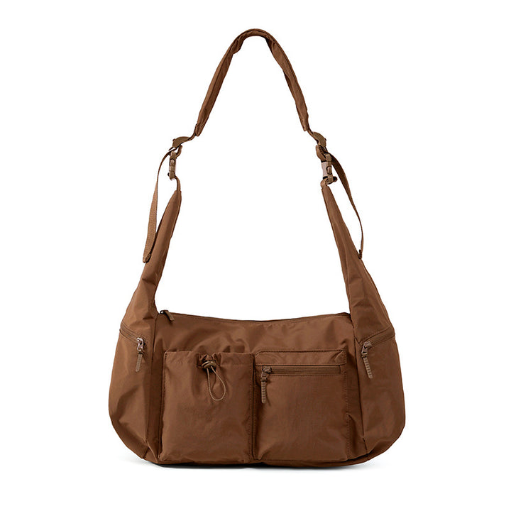 Spacious Multi-Pocket Utility Shoulder Bag