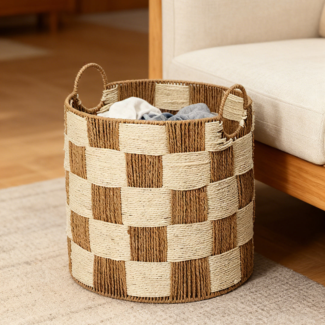 Storage basket with handles Stornfield
