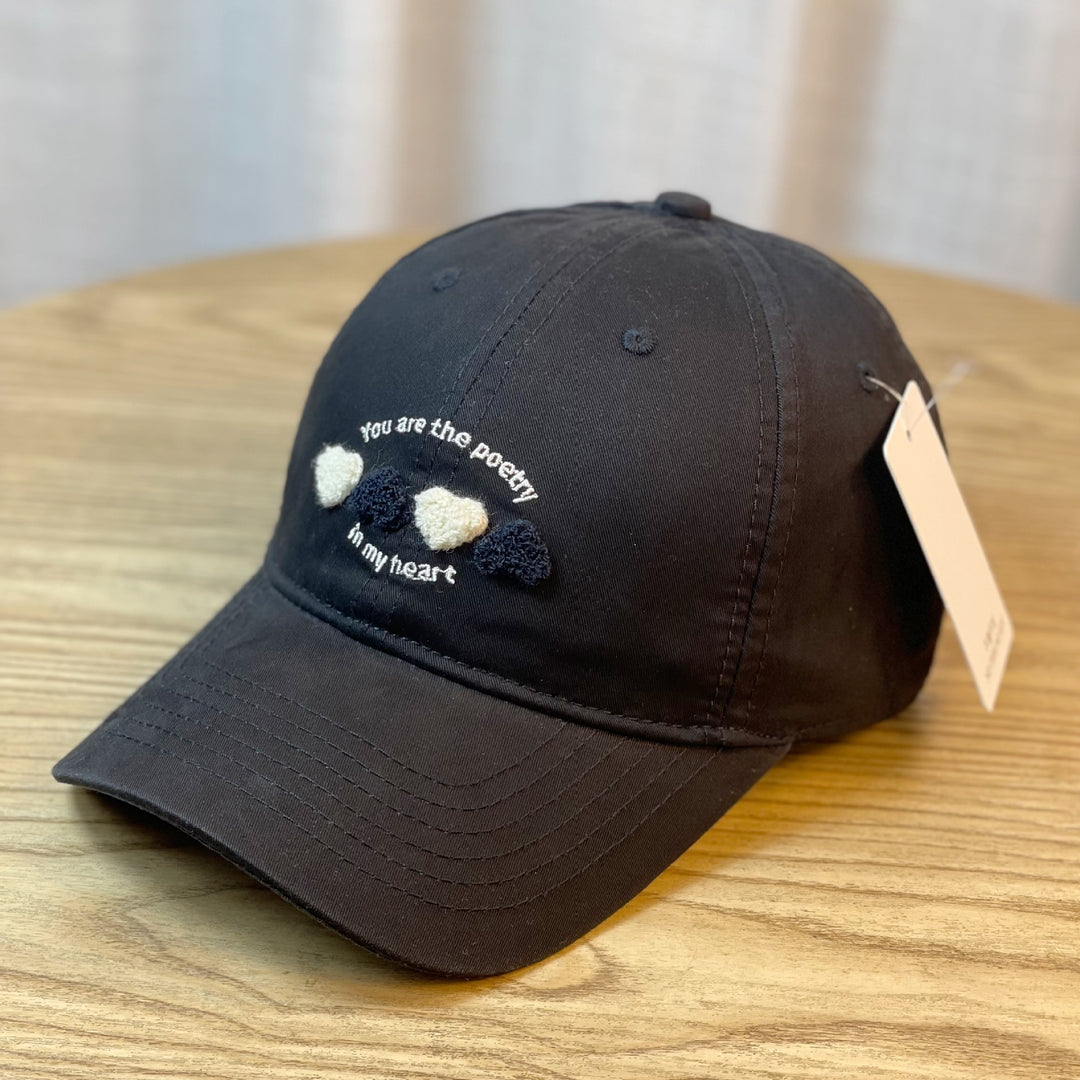 Women's Embroidered Heart Motif Baseball Cap Stornfield