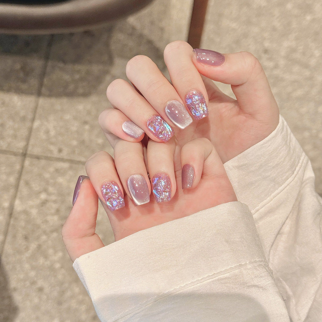 Glittery Nail Art Press-On Set Stornfield