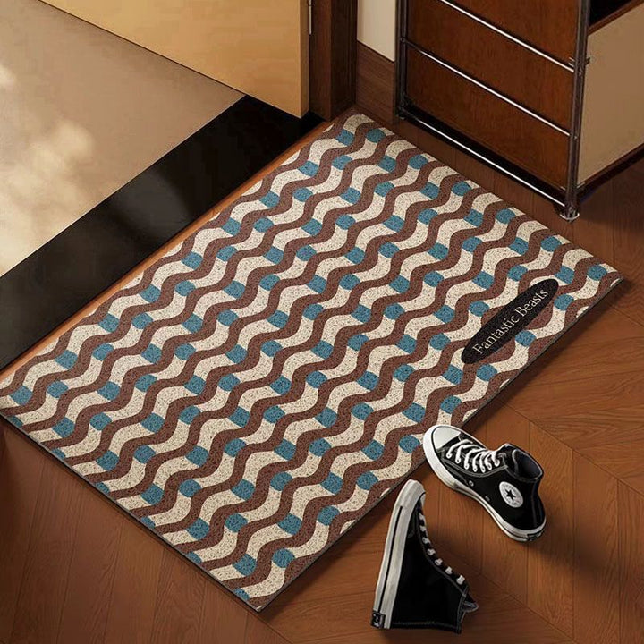 Decorative Striped Entrance Mat