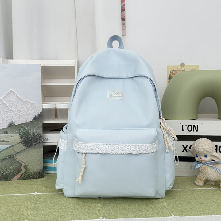 Adorable Lace-Trimmed Backpack Stornfield