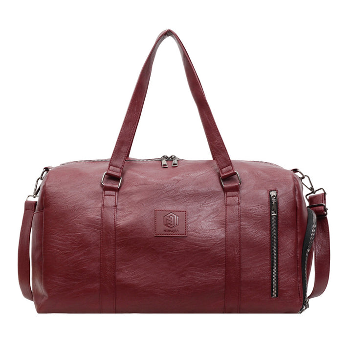 Premium Leather Travel Duffel