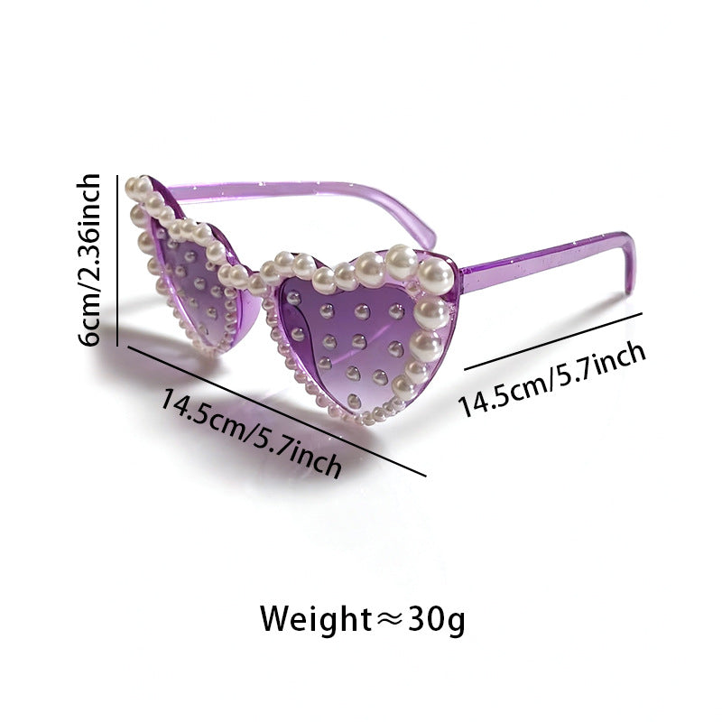 Bridal Heart-Shaped Sunglasses Stornfield