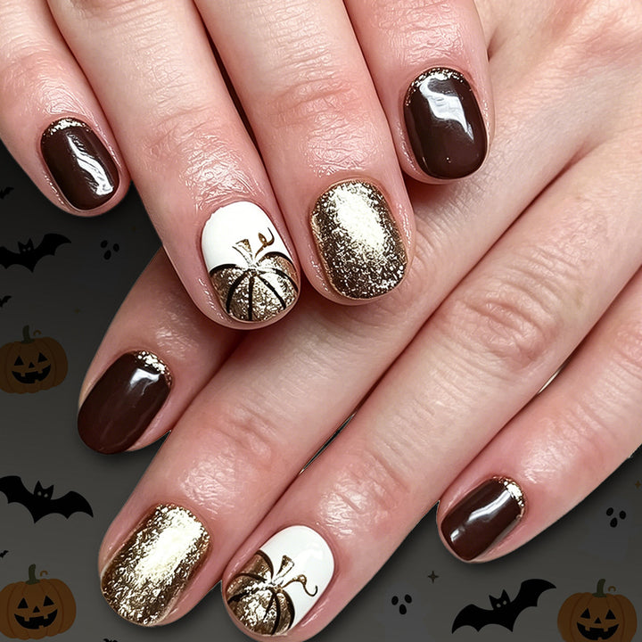 Halloween-Themed Gel Nail Art Set Stornfield