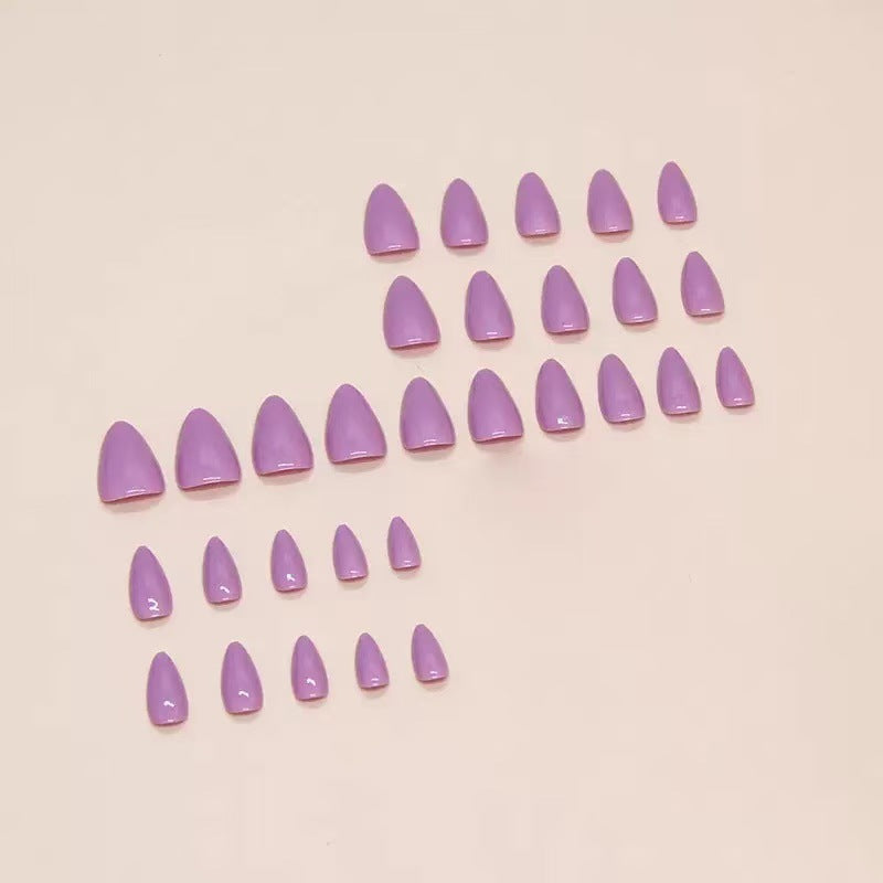 Artificial nail set with elegant, long-lasting high-gloss surface Stornfield
