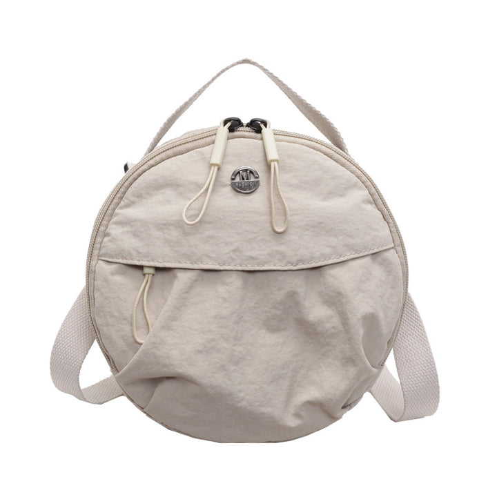 Compact Round Crossbody Bag