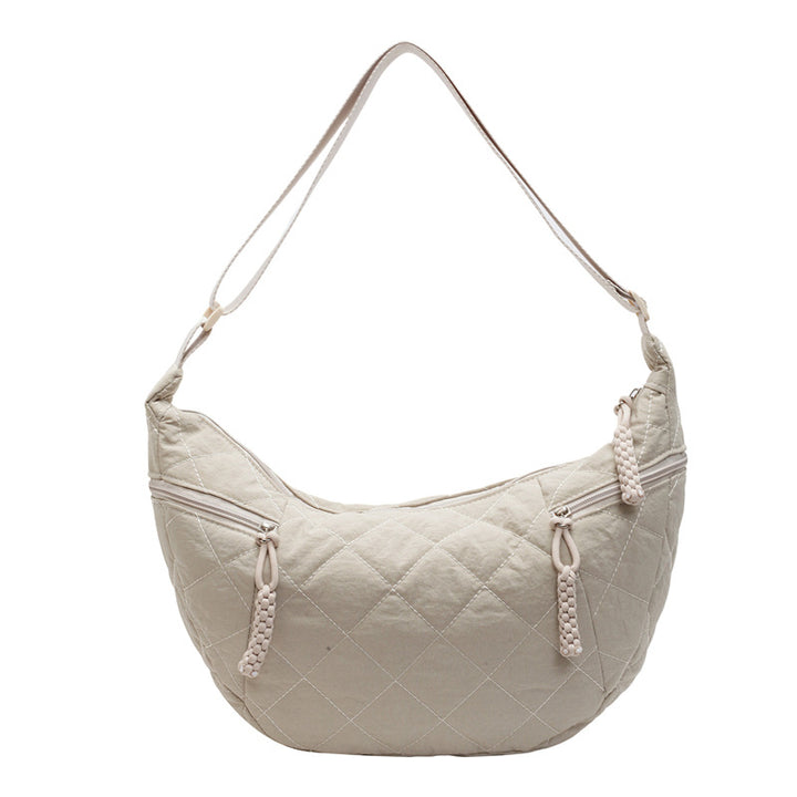 Quilted Soft Fabric Hobo Handbag Stornfield