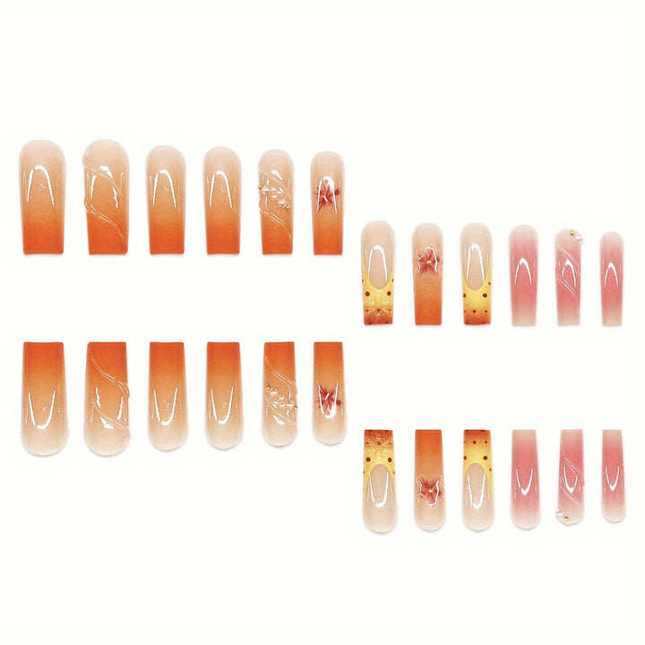 Decorative Press-On Nail Set Stornfield