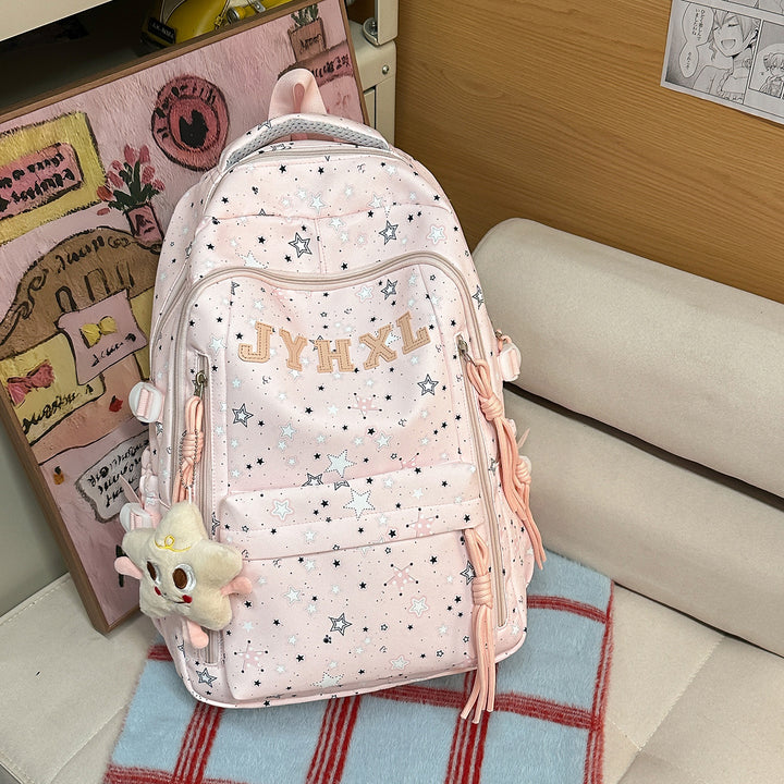 Stylish Star-Printed Backpack Stornfield 1791205378