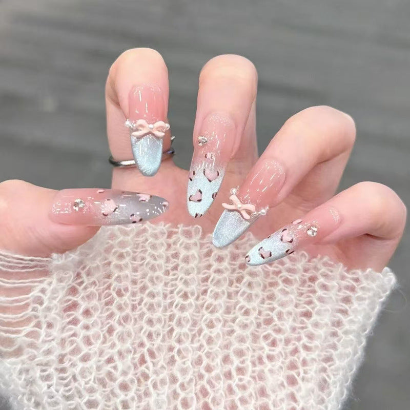 Cute Character-Themed Press-On Nail Art Set Stornfield