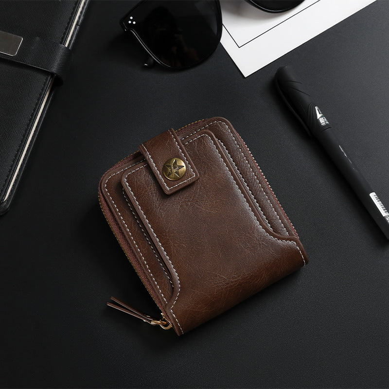 Bi-Fold Zip Wallet with Card Slots Stornfield