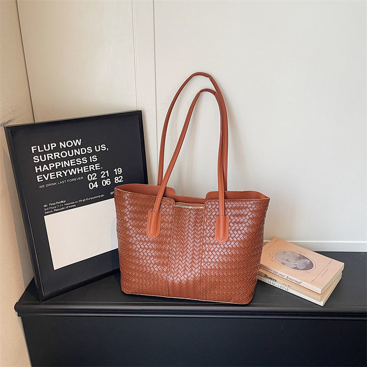WoWoven Leather Tote Bag Stornfield