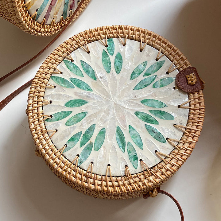 Ladies Round Basket Bag Stornfield