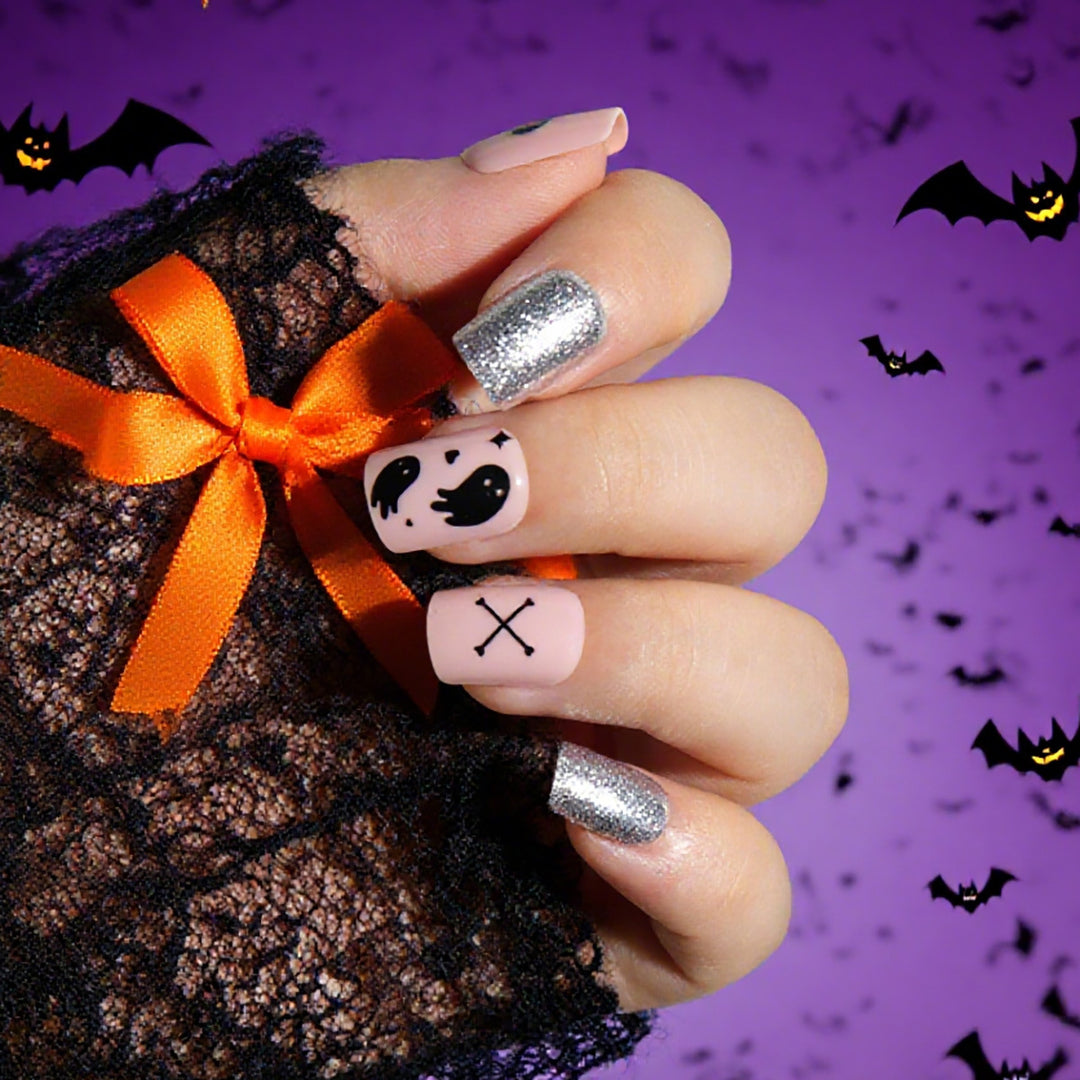 Halloween-Themed Artistic Nail Art Set Stornfield