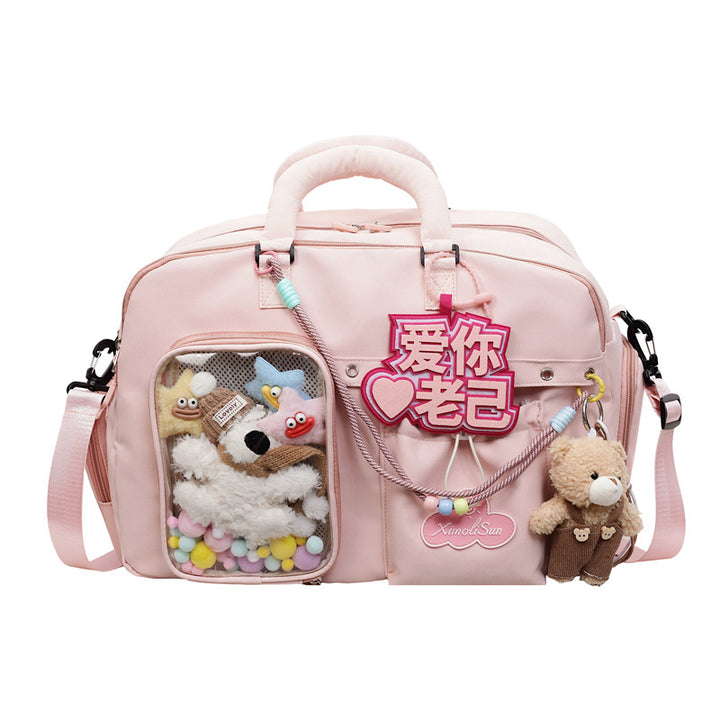 Stylish Multi-Compartment Functional Tote