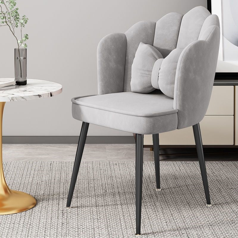 Modern Accent Chair with Gold Legs Stornfield